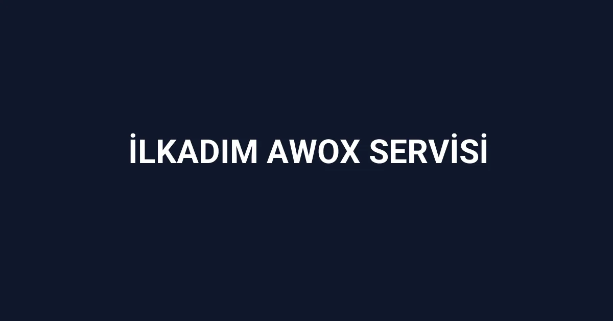 İlkadım Awox Servisi